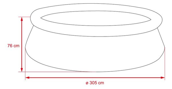 Bazén CF QUICK ratan - 3,05 x 0,76 m