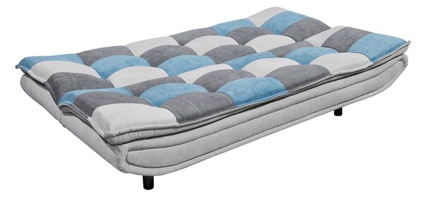 ROZKLÁDACÍ POHOVKA, textil, kompozitní dřevo, modrá, barvy stříbra, tmavě šedá MID.YOU - Rozkládací pohovky, Online Only