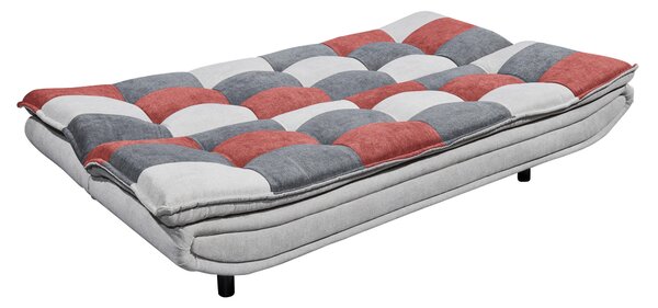 ROZKLÁDACÍ POHOVKA, textil, kompozitní dřevo, barvy stříbra, bobulová, tmavě šedá MID.YOU - Rozkládací pohovky, Online Only