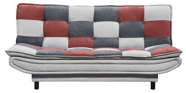 ROZKLÁDACÍ POHOVKA, textil, kompozitní dřevo, barvy stříbra, bobulová, tmavě šedá MID.YOU - Rozkládací pohovky, Online Only