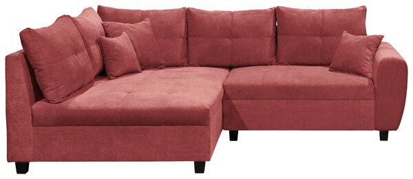 ROHOVÁ SEDAČKA, textil, kompozitní dřevo, bobulová MID.YOU - Sedací soupravy, Online Only