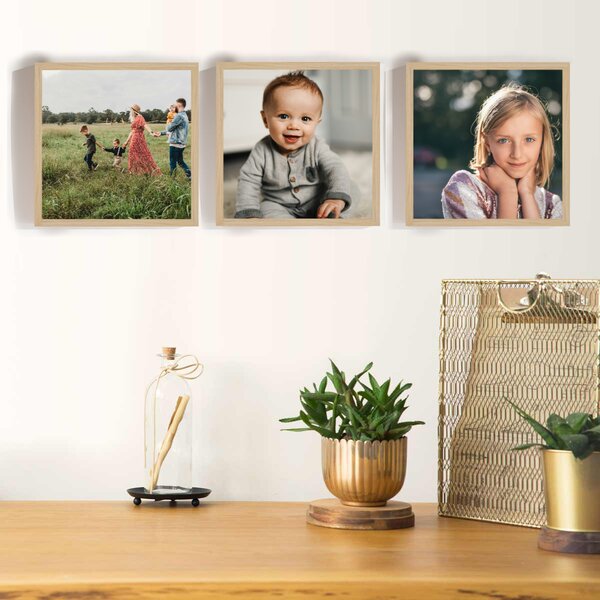 Personalizovaný magický fotoobraz v rámu - 3x čtverec 20x20 - fotografie
