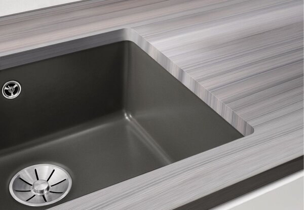 Blanco Subline 500-U keramický dřez 54.3x45.6 cm černá 523740