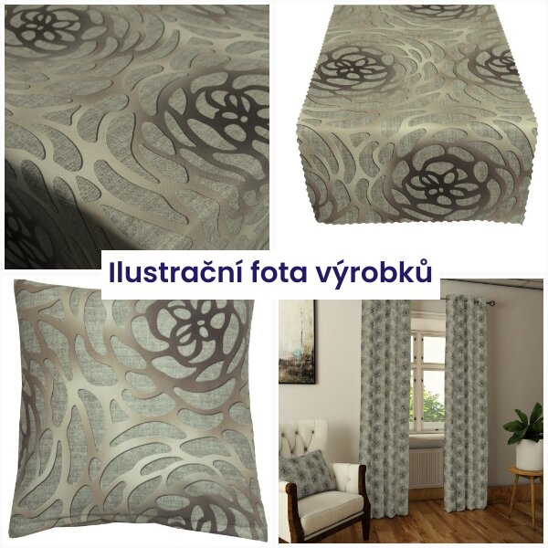 Ubrusy a běhouny SOFT 70x70 Obšitý okraj 1 cm