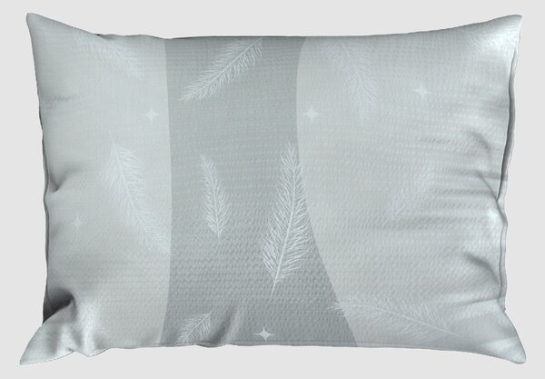 Krepové povlecení mikro BASIC BINALA šedé 140x200 cm perícka