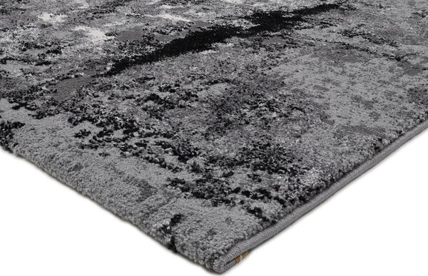 TKANÝ KOBEREC, 80/150 cm šedá, světle šedá, tmavě šedá Novel - Tkané koberce