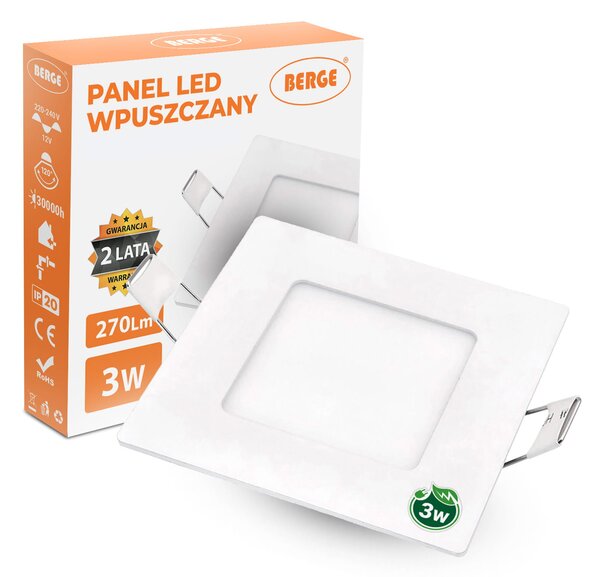 MILIO Podhledové svítidlo MD0053 DOWNLIGHT LED P/T VIGO-S - 3 W - neutrální bílá