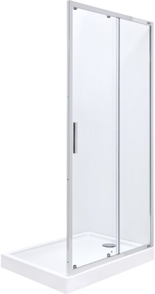 Roca Town-N sprchové dveře 140 cm posuvné chrom lesk/průhledné sklo AMP2814012M