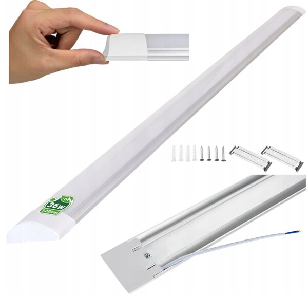 LED panel MARS - svítidlo SLIM - 120cm - 36W - 230V - 3600Lm - neutrální bílá BERGE