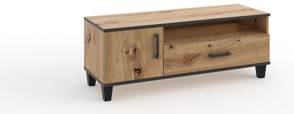 ADRK RTV stolek POLA 07 ART 120, dub artisan/černá