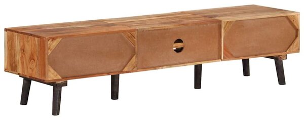 TV stolek 145 x 35 x 35 cm masivní akáciové dřevo 338421