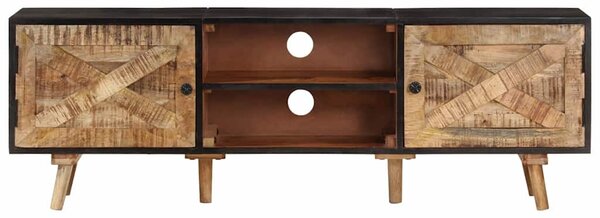 TV stolek 140 x 30 x 46 cm hrubé mangovníkové a akáciové dřevo 338420