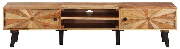 TV stolek 145 x 35 x 35 cm masivní akáciové dřevo 338421