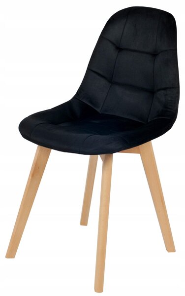 Ekspand | Židle WF1012 - Černá - Moderní design - Útulná a ergonomická - Skandinávský styl