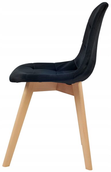 Ekspand | Židle WF1012 - Černá - Moderní design - Útulná a ergonomická - Skandinávský styl