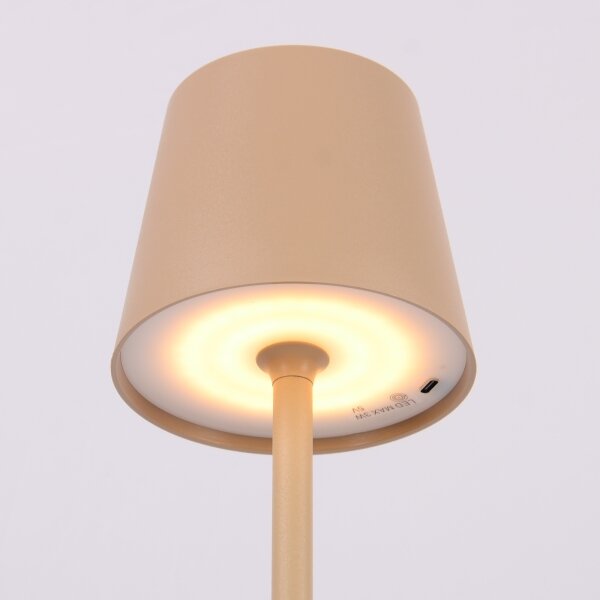 Globo 58438S - LED Stmívatelná dotyková venkovní lampa VANNIE LED/3W/3,7V IP44