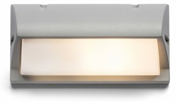RED - DESIGN RENDL RENDL MORA nástěnná stříbrnošedá 230V E27 18W IP54 R12571