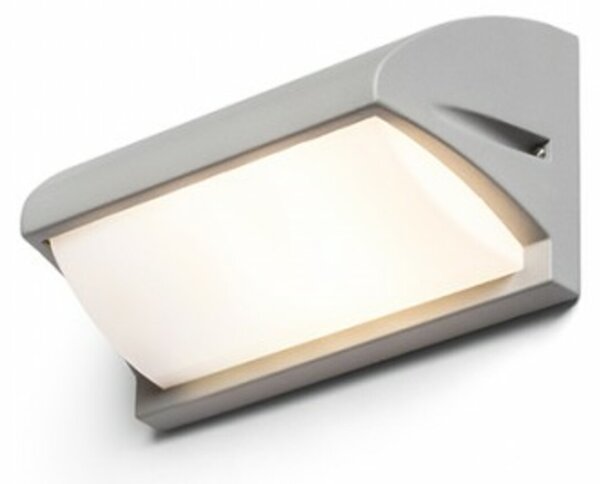 RED - DESIGN RENDL RENDL MORA nástěnná stříbrnošedá 230V E27 18W IP54 R12571