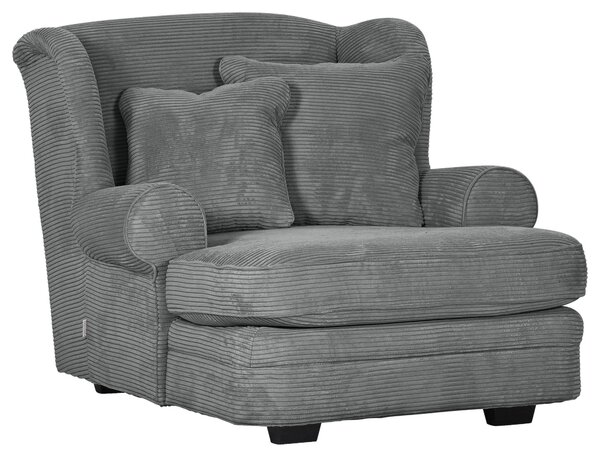XXL KŘESLO, textil, tmavě šedá Ambia Home - Křesla klasická