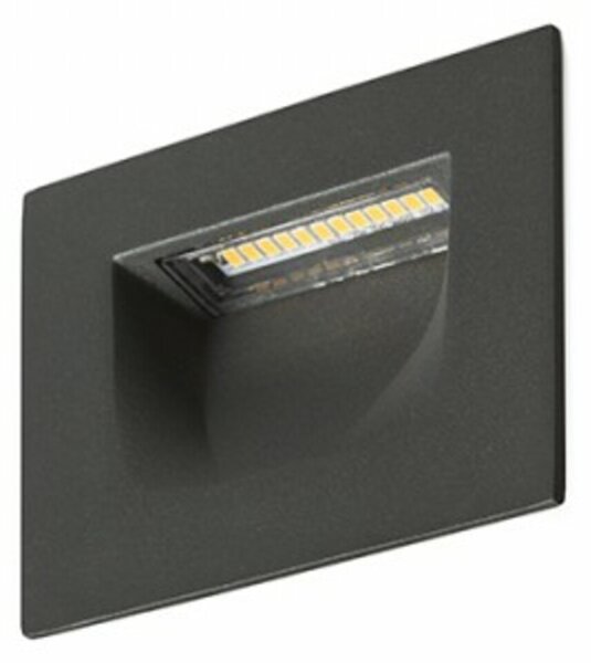 RED - DESIGN RENDL RENDL PER zápustná antracitová 230V LED 3W IP54 3000K R12577