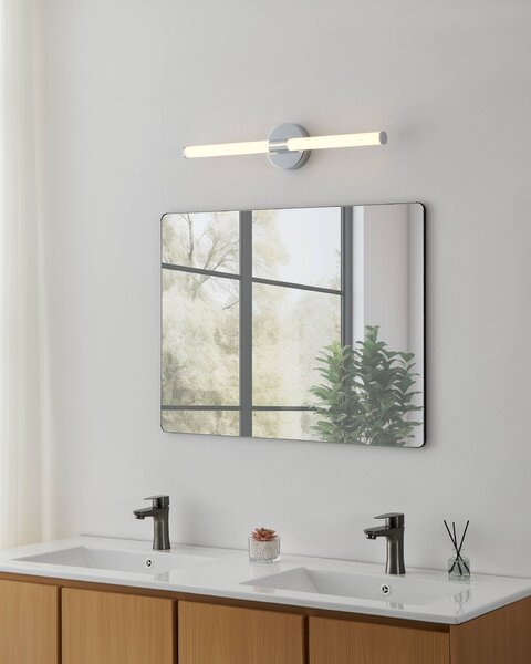 901851 RAMOLA Led nástěnné svítidlo 11W, 1200lm, CCT 3000/4000/6500K, IP44, d.600mm, chrom