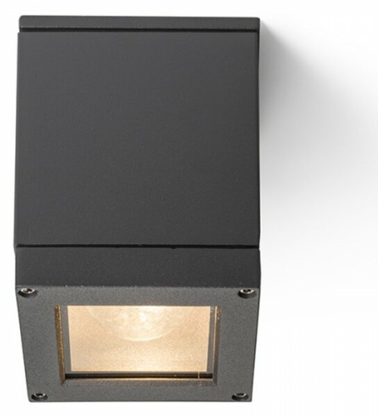 RED - DESIGN RENDL RENDL QUADRA M stropní antracitová 230V E27 75W IP54 R10385