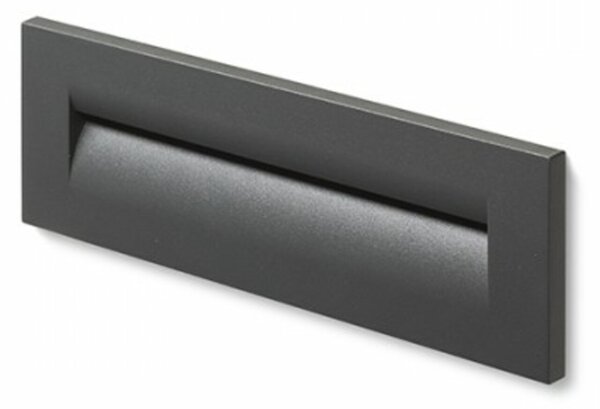 RED - DESIGN RENDL RENDL RASQ zápustná do stěny antracitová 230V LED 8.5W IP65 3000K R12628