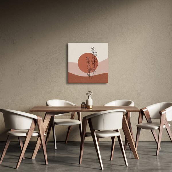Obraz - Boho listy N⁰1 (30x30 cm)