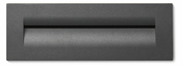 RED - DESIGN RENDL RENDL RASQ zápustná do stěny antracitová 230V LED 8.5W IP65 3000K R12628