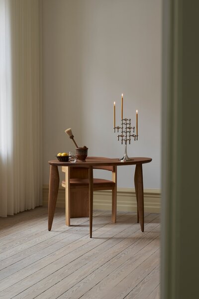 Vysoká svíčka STOFF Nagel Golden Honey – set 8 ks