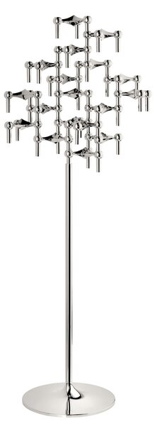 Designový stojan pro svícny STOFF Nagel Chrome