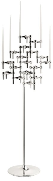 Designový stojan pro svícny STOFF Nagel Chrome