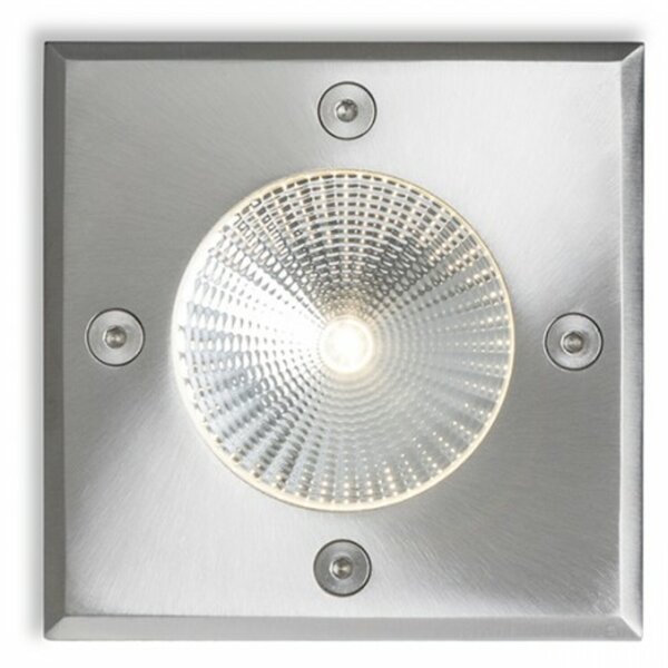 RED - DESIGN RENDL RENDL RIZZ SQ 105 nerez 230V LED 3W 96° IP65 3000K R10436