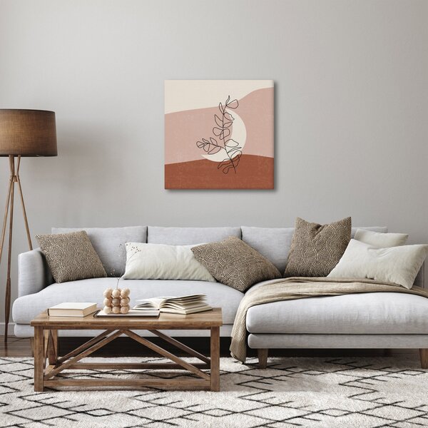 Obraz - Boho listy N⁰2 (30x30 cm)