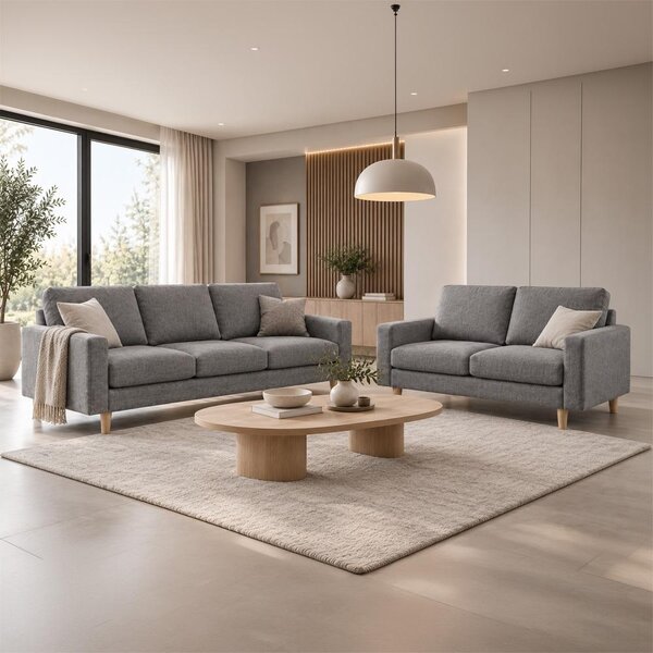 Set pohovek Avenberg LORENA 3+2 šedá