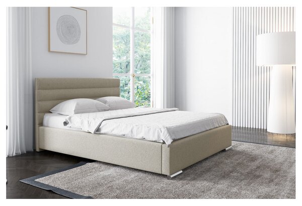 Elegantní čalouněná postel Leis 120x200, béžová