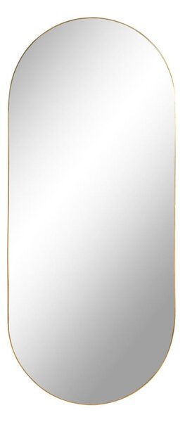 Nástěnné zrcadlo s rámem ve zlaté barvě House Nordic Jersey, 35 x 80 cm