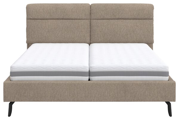 ČALOUNĚNÁ POSTEL, 180/200 cm, béžová Esposa - Postele s úložným prostorem