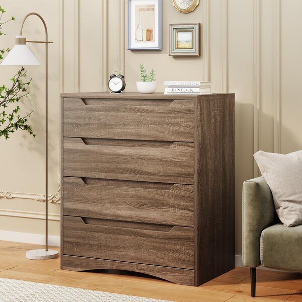 Bealife AP22 Komoda se 4 zásuvkami - 70x40x80 cm, do ložnice a obývacího pokoje, moderní úložná komoda