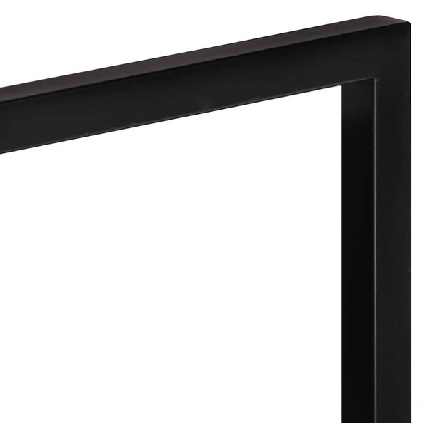 Nástěnné police 2 ks 80 x 24 x 35 cm masivní akácie a ocel 338458