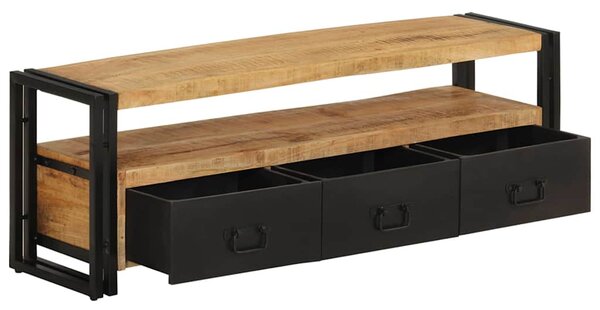 TV skříňka 120 x 30 x 40 cm masivní mangovníkové dřevo 338466
