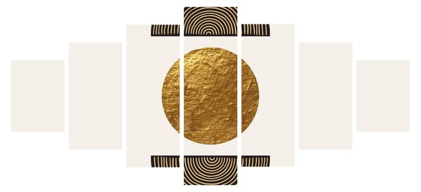 Obraz - Zlatý ornament N⁰1 (210x100 cm)