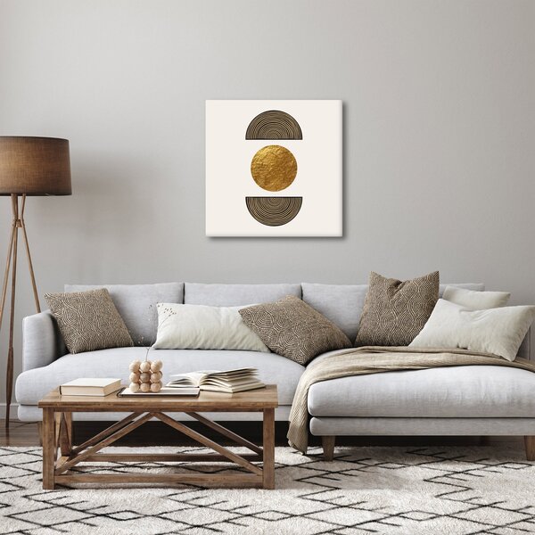 Obraz - Zlatý ornament N⁰1 (30x30 cm)