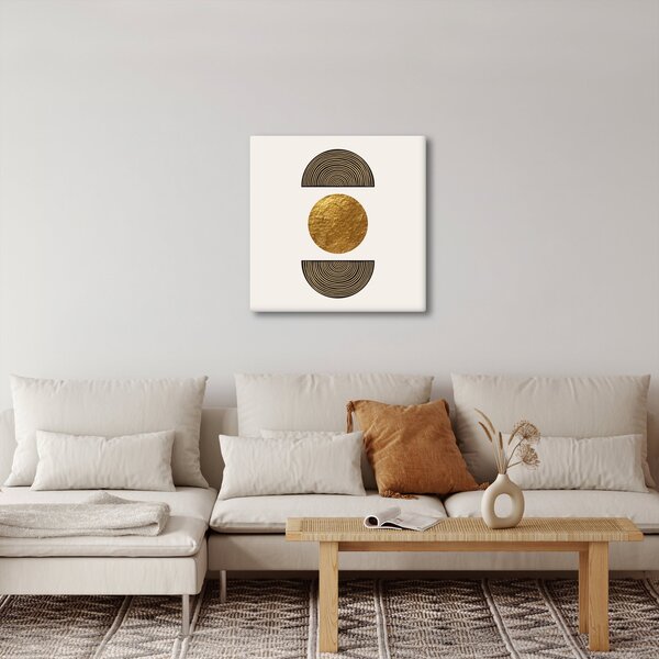 Obraz - Zlatý ornament N⁰1 (30x30 cm)
