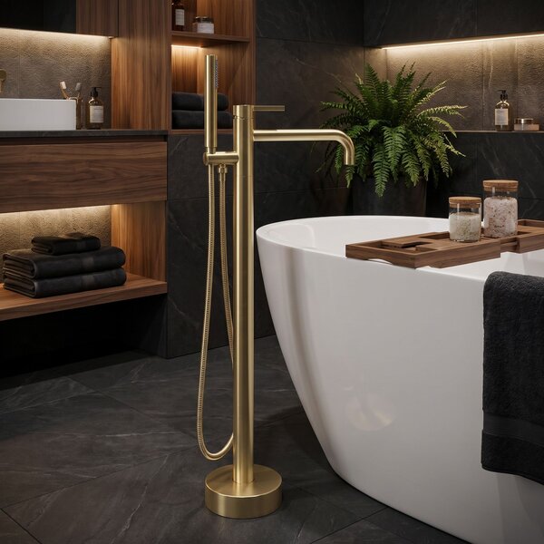 Volně stojící baterie Rea Foster Brush Gold