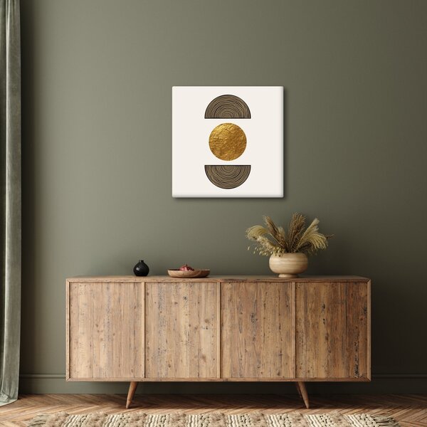 Obraz - Zlatý ornament N⁰1 (30x30 cm)