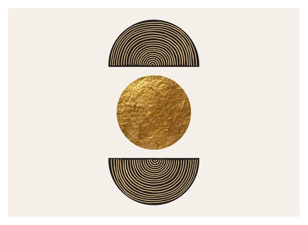 Obraz - Zlatý ornament N⁰1 (70x50 cm)