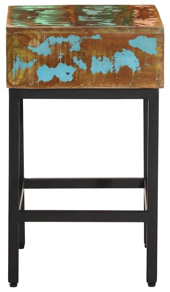 Odkládací stolek 40 x 30 x 51 cm masivní recyklované dřevo 338473