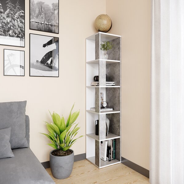 Rohová police Vicco Lio Beton 33.3 x 162.2 cm, Model 34473