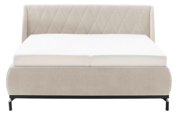 ČALOUNĚNÁ POSTEL, 180/200 cm, béžová MID.YOU - Manželské postele, Online Only